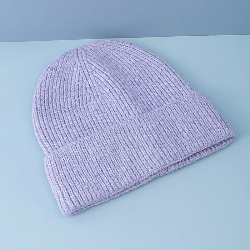 หมวกบีนนี่ถักลายริบแบบมีขอบสำห - Beanie Cuffed Knit บทวิจารณ์และราคา