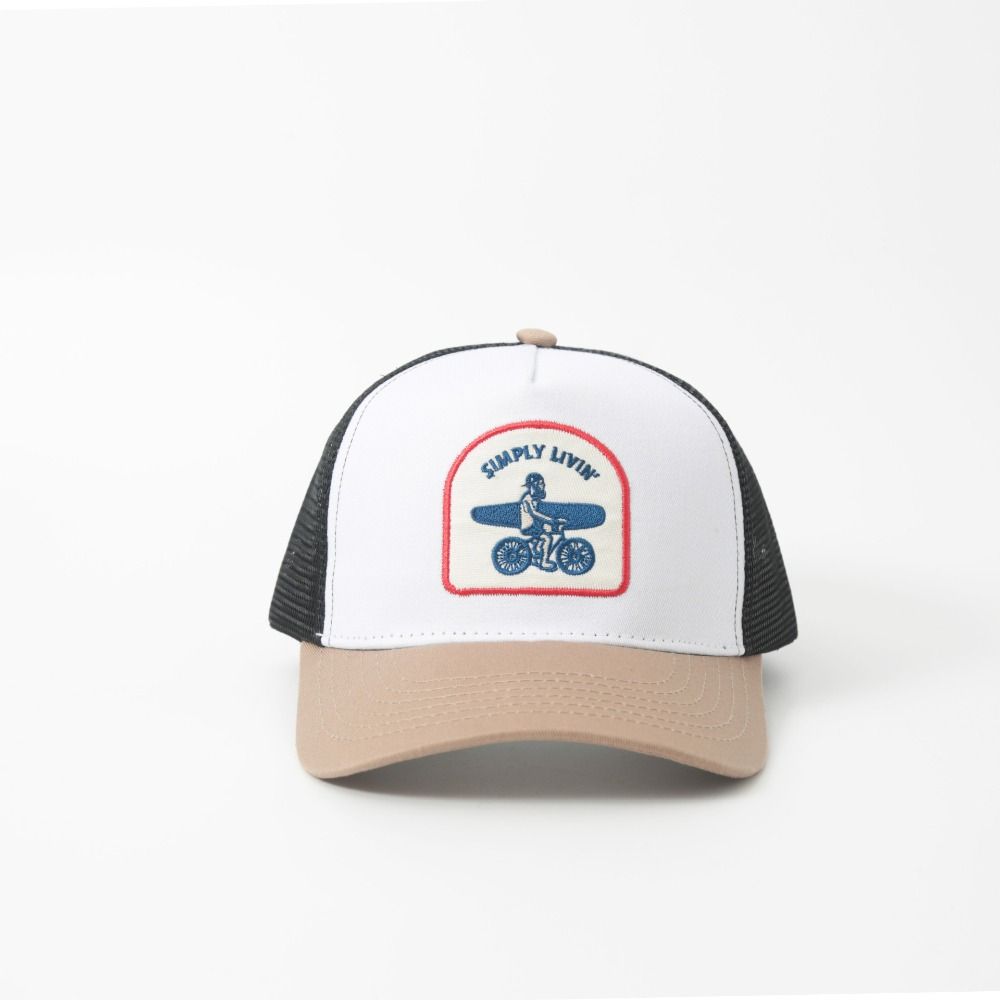 หมวกแก๊ปตาข่ายผ้าฝ้ายสไตล์เรโท - Trucker Cap Mesh บทวิจารณ์และราคา